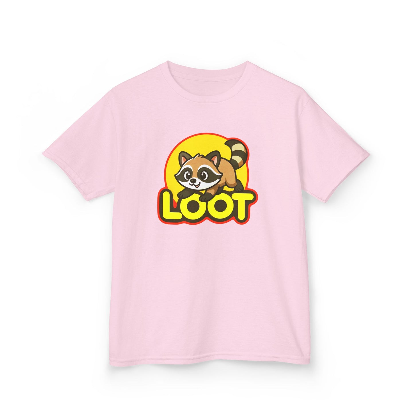 Kids Cartoon Raccoon Tee, Fun Kids' T-Shirt, Cute Animal Shirt, Kids Wear, Birthday Gift, Playtime Apparel